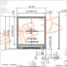 H13001系列-1.3寸方屏背光源