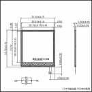 1.54寸显示屏背光源-H15402系列